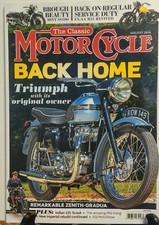 The Classic Motorcycle August