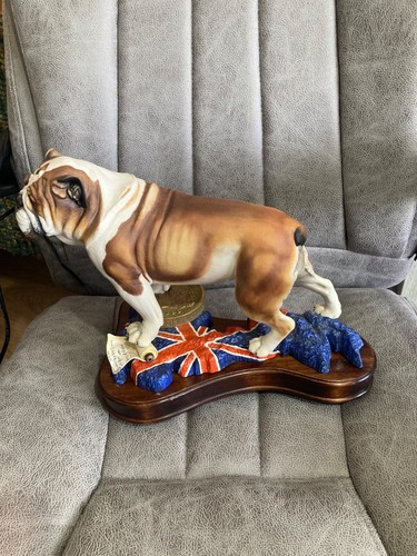 Porcelain bulldog - porcelain,