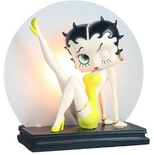 Betty Boop Leg Up Yellow Dress