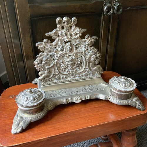 Vintage ornate silver cast - ornate,