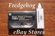 WET TYPE VIDEO 8mm / Hi8 & DIGITAL 8 CAMCORDER HEAD CLEANER TAPE / CASSETTE