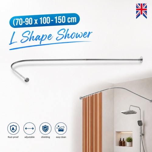 Shaped shower curtain - l,