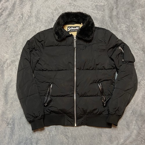 Schott airman puffer jacket - schott,