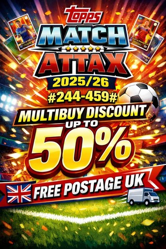 Match attax 2025 244 459 - attax, #244-459#