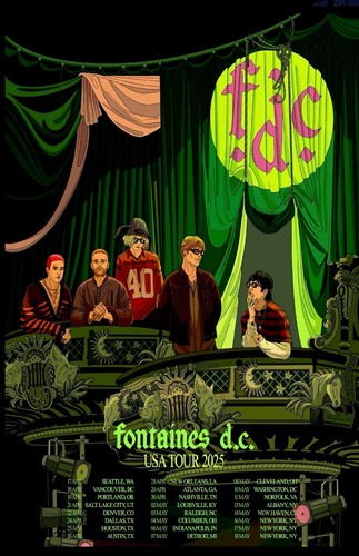 Fontaines usa tour 2025 - fontaines,