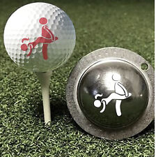 Personalised Sex Position Golf Ball Marker Stencil Drawing Alignment Stencil
