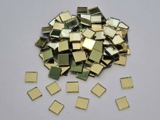 100 pieces, Light Gold Glass