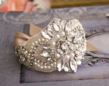 Bridal Crystal Pearls Wedding