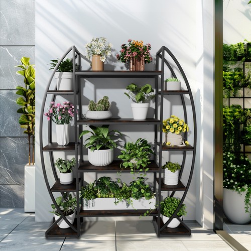 Industrial oval bookshelf - industrial,