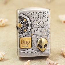 Zippo Armor Lighter Alien UFO