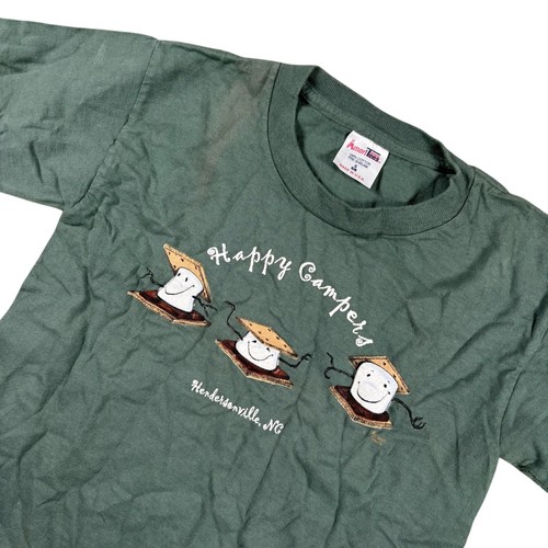 Vtg single stitch kids camping - single,