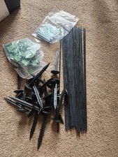 Set of Greenhouse Shed Holding Racks Curved Supporting Rack Gardening