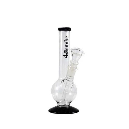 Black glass bong - bong, 20cm