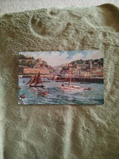 Tuck's Postcard The Harbour Torquay Posted 1919