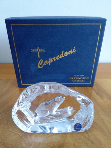 Dartington glass crystal bull - dartington,