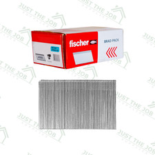 FISCHER 16G Straight Brad Nails Stainless Steel | 38–63mm | 2000 per Box