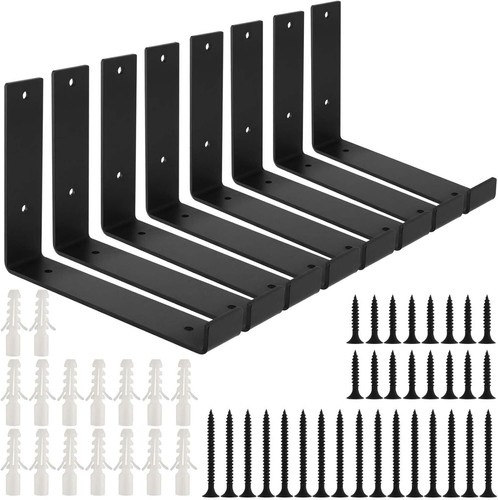 Pack rustic shelf brackets - 4/8,