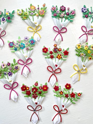 Flower bouquet die cut - bouquet,