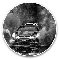 2 x Vinyl Stickers 15cm (bw) -