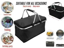 30L Extra Large Cooling Cooler Cool Bag Box Picnic Camping Food Ice Drink Lunch