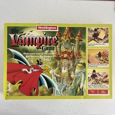 The Vampire Game Waddingtons Vintage Board Game Dracula 100% Complete 1987