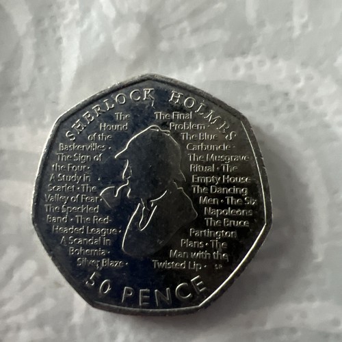 2019 sherlock holmes 50p fifty - 2019,