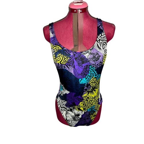 One piece swimsuit floral high - piece,