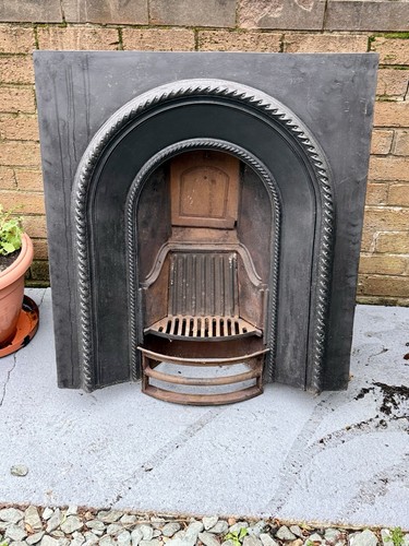 Victorian cast iron - iron, fireplace