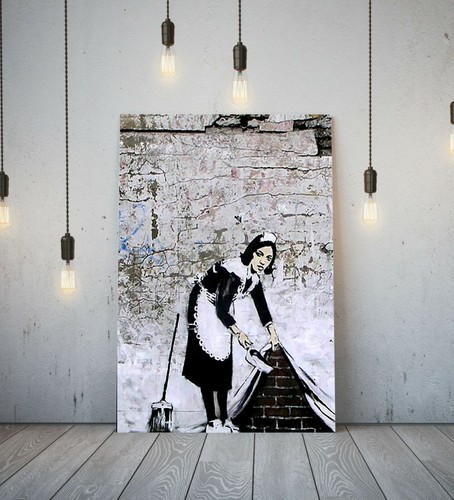 Banksy sweeping maid deep - maid, -deep