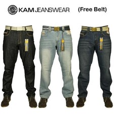 Kam mens casual jeans straight - kam,