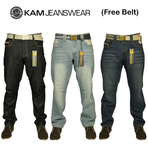 Kam mens casual jeans straight - jeans,