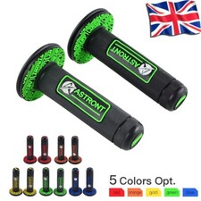 Green - 7/8" 22mm Motorcycle Hand Grips For Kawasaki EX KX KDX KLX Z ZR ZXR ZZR