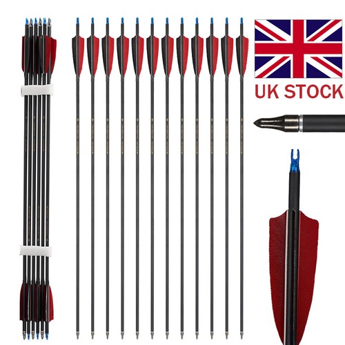 12pcs archery carbon - 30'',