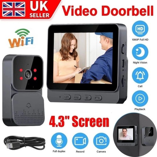 Smart video doorbell phone - video,