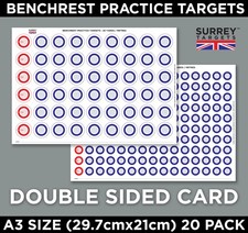 Benchrest practice target - practice, a3