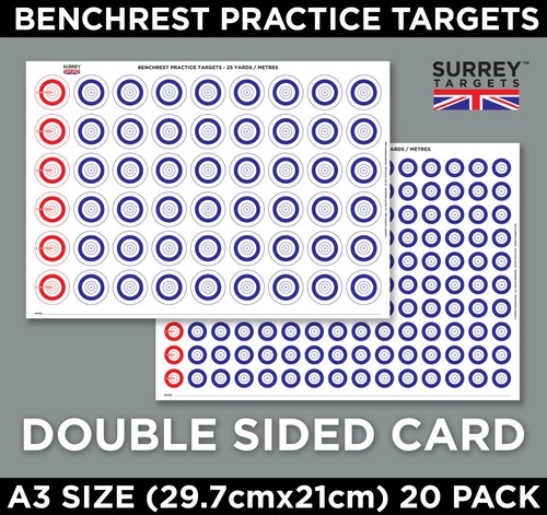 Benchrest practice target - benchrest, a3