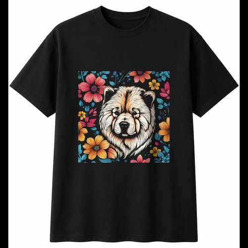 Chow with flowers mens - with,