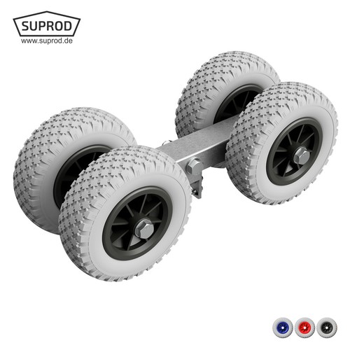 Fold launching trolley rolls - 4-fold,