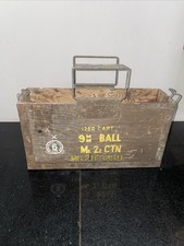Vintage wooden ammo - wooden,