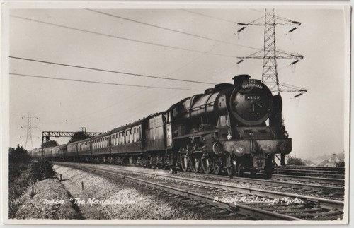 Railway postcard lms royal - railway,