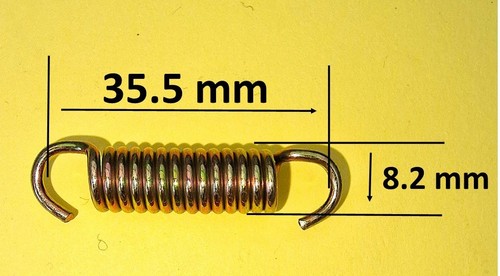 Pair brake shoe liner spring - a,