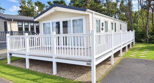Caravan decking wrap around - decking,