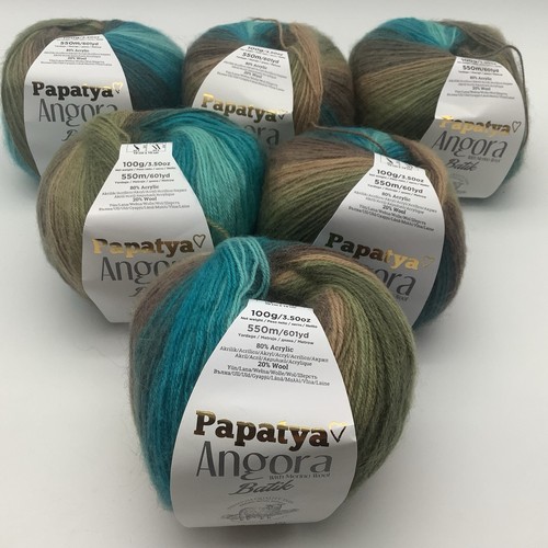 Papatya angora batik knitting - papatya,