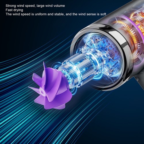 Cordless hair dryer 100000 - hair, rpm