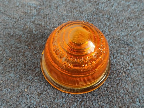Indicator amber light lens - amber,