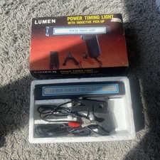Rare LUMEN power timing light with inductive pick up Vintage Car / Motorcycle 