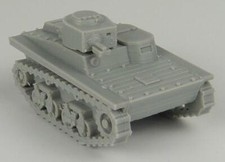 28mm 1/56 3D printed WWII Russian T37A Amphibious Light Tank with MMG Turret