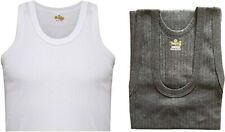 Men's Thermal Vest 100% Cotton Tank Top Fitted Sleeveless Winter Warm Soft Vest