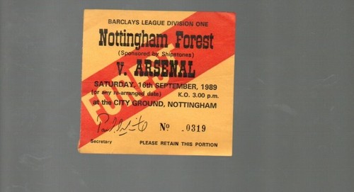 Used ticket nottingham - used,