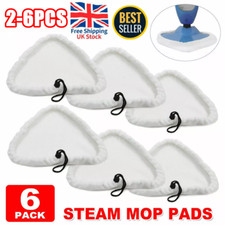 2/4/6x Microfibre Steam Mop Pads Universal Compatible Replacement Cleaning CORD